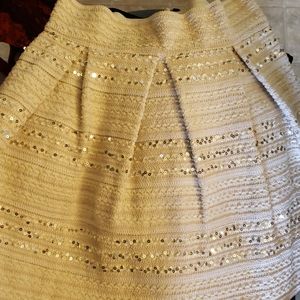 Sequin detail skirt